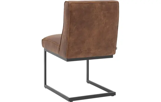 Goossens excellent eetkamerstoel tom bruin leer - 8204082-02