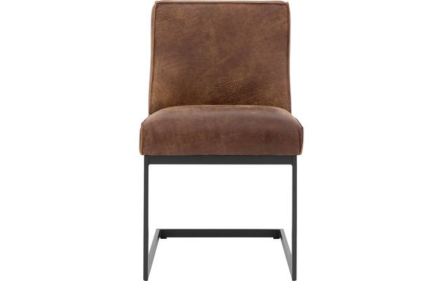 Goossens excellent eetkamerstoel tom bruin leer - 8204082-03