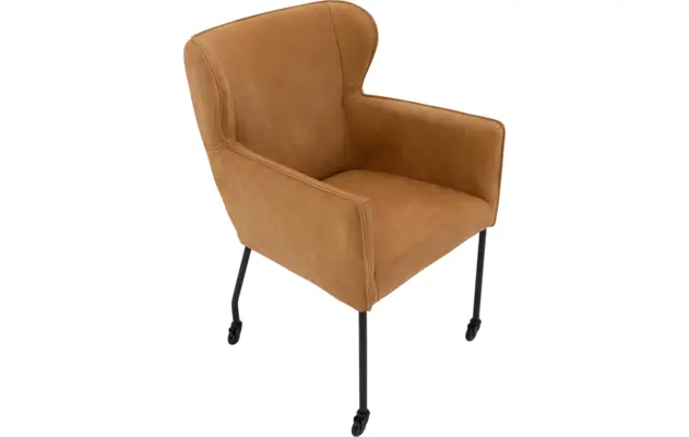 Goossens excellent eetkamerstoel leogang bruin leer - 8204087-04