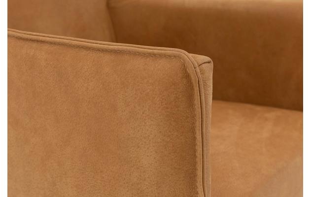 Goossens excellent eetkamerstoel leogang bruin leer - 8204087-06