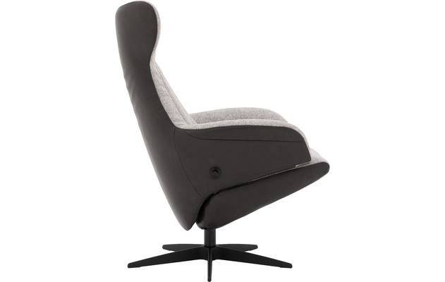 Goossens excellent relaxstoel avec zwart leer - 8204585-02