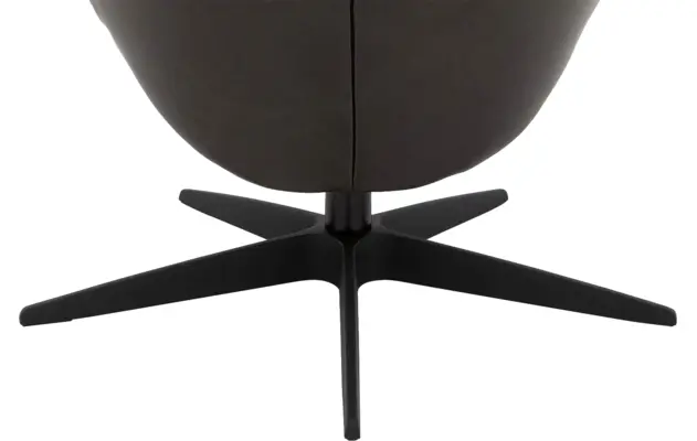 Goossens excellent relaxstoel avec zwart leer - 8204585-06