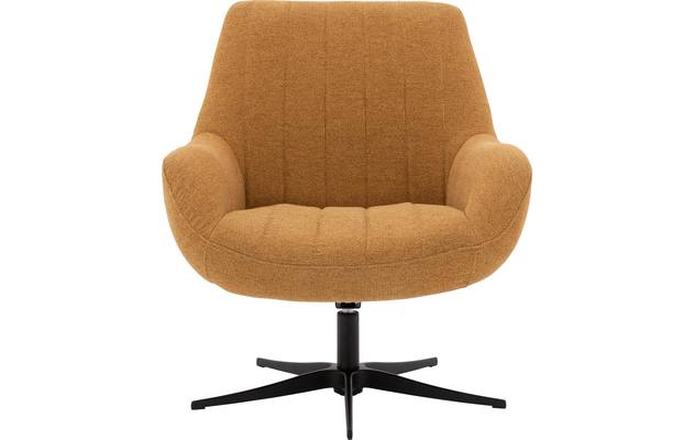 Goossens draaifauteuil kamille geel stof - 8204610-A-01