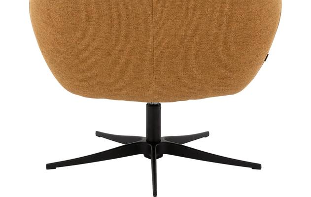 Goossens draaifauteuil kamille geel stof - 8204610-A-05