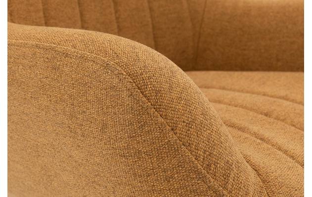 Goossens draaifauteuil kamille geel stof - 8204610-A-06