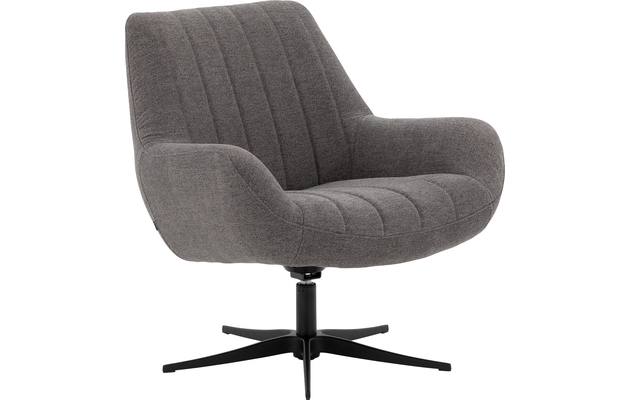 Goossens draaifauteuil kamille grijs stof - 8204611-A-02