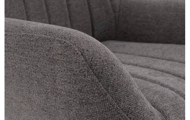 Goossens draaifauteuil kamille grijs stof - 8204611-A-06