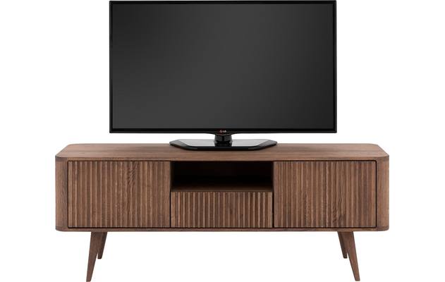 Goossens tv meubel seppe donker bruin eiken - 8204641-03