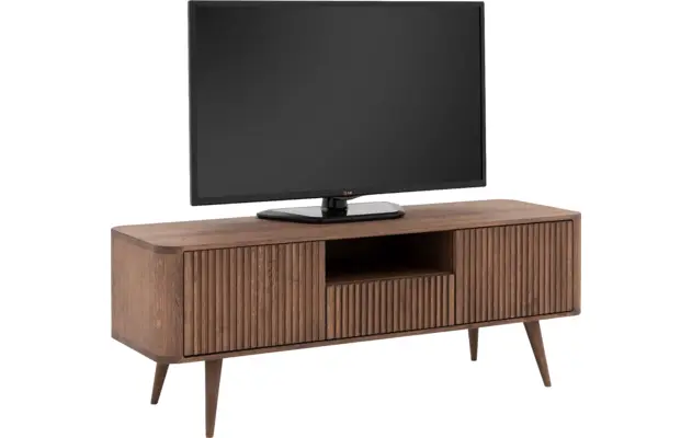 Goossens tv meubel seppe donker bruin eiken - 8204641-04