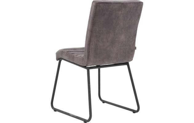 Goossens eetkamerstoel dax grijs stof - 8204655-03