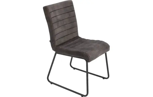 Goossens eetkamerstoel dax grijs stof - 8204655-04