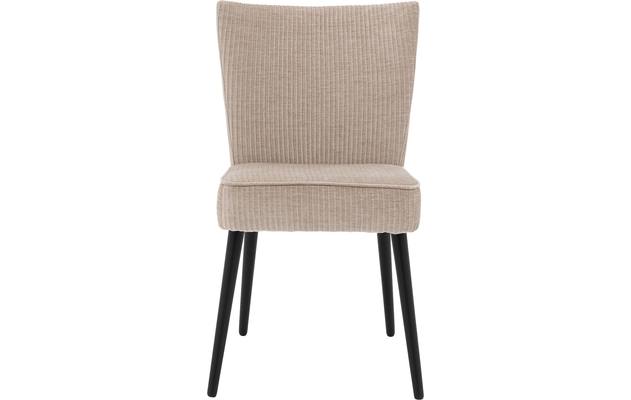 Goossens eetkamerstoel rob beige stof - 8204697-03