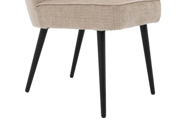 Goossens eetkamerstoel rob beige stof - 8204697-05