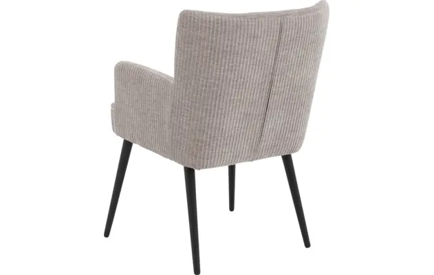 Goossens eetkamerstoel rob grijs stof - 8204698-02