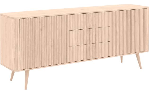 Goossens dressoir seppe wit eiken - 8204743-02