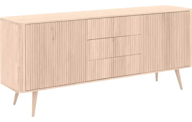 Goossens dressoir seppe wit eiken - 8204743-02