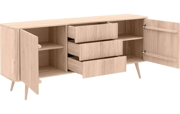 Goossens dressoir seppe wit eiken - 8204743-04