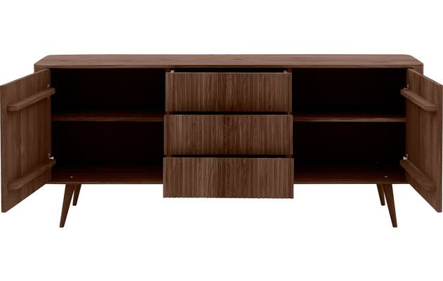 Goossens dressoir seppe donker bruin eiken - 8204744-02