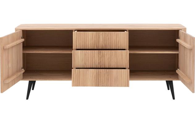 Goossens dressoir seppe wit eiken - 8204749-02