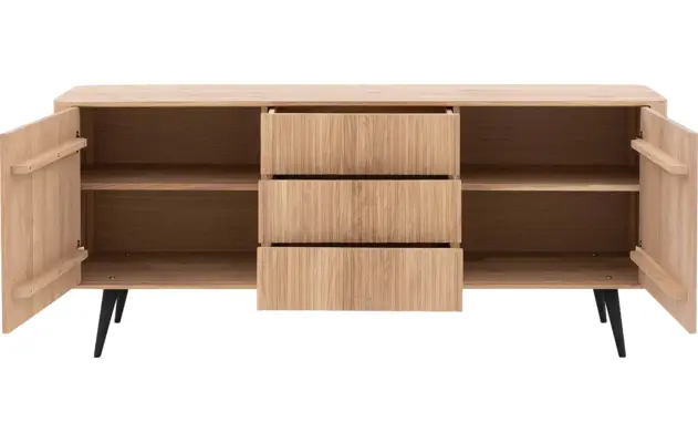 Goossens dressoir seppe wit eiken - 8204749-02
