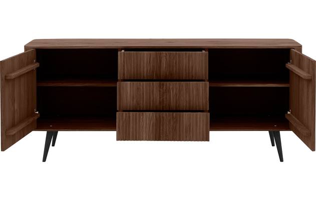 Goossens dressoir seppe donker bruin eiken - 8204750-02
