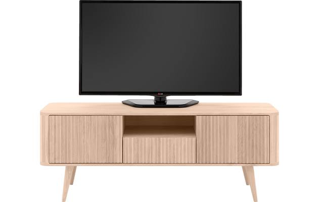Goossens tv meubel seppe wit eiken - 8204754-03