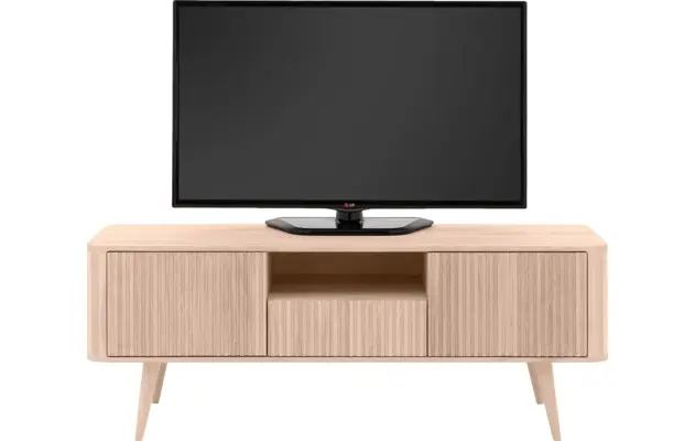 Goossens tv meubel seppe wit eiken - 8204754-03