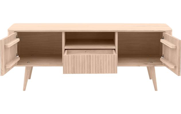 Goossens tv meubel seppe wit eiken - 8204754-05