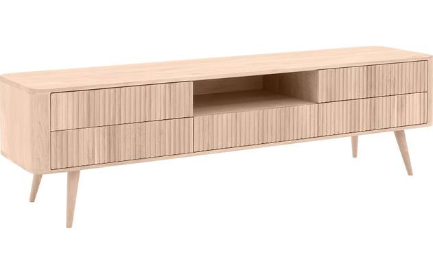 Goossens tv meubel seppe wit eiken - 8204756-02