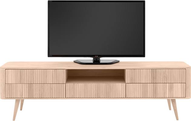 Goossens tv meubel seppe wit eiken - 8204756-03