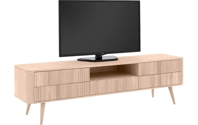 Goossens tv meubel seppe wit eiken - 8204756-04