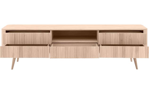 Goossens tv meubel seppe wit eiken - 8204756-05