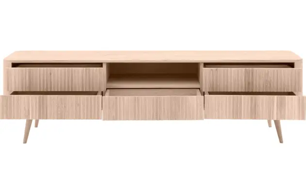 Goossens tv meubel seppe wit eiken - 8204756-05