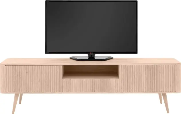 Goossens tv meubel seppe wit eiken - 8204757-03
