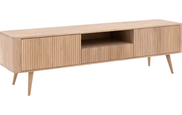 Goossens tv meubel seppe wit eiken - 8204758-02