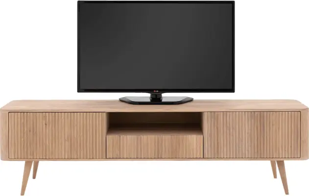 Goossens tv meubel seppe wit eiken - 8204758-03