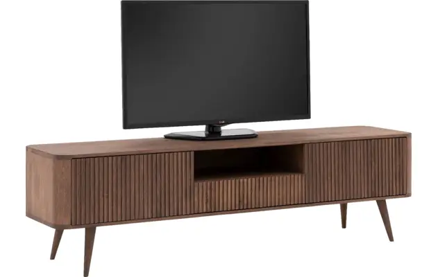 Goossens tv meubel seppe donker bruin eiken - 8204759-04