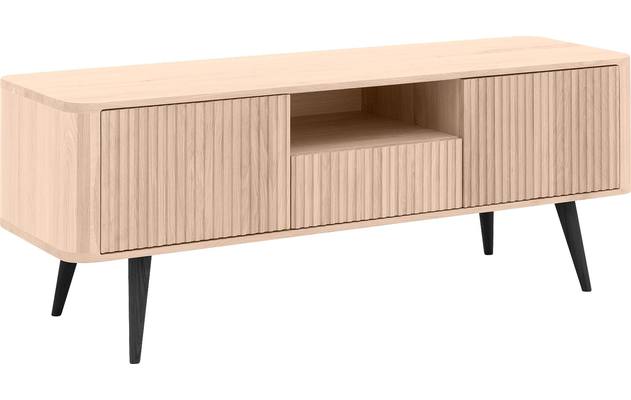Goossens tv meubel seppe wit eiken - 8204760-02
