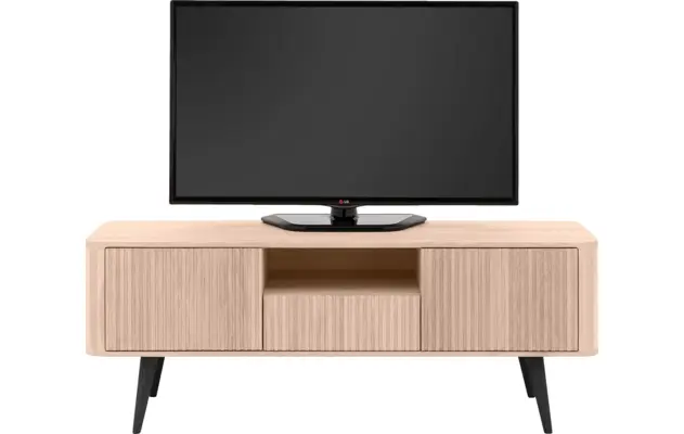 Goossens tv meubel seppe wit eiken - 8204760-03