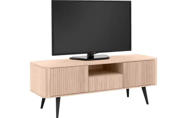 Goossens tv meubel seppe wit eiken - 8204760-04