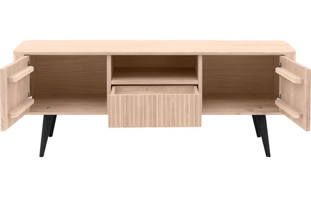 Goossens tv meubel seppe wit eiken - 8204760-05