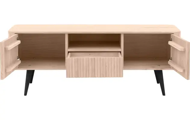 Goossens tv meubel seppe wit eiken - 8204760-05
