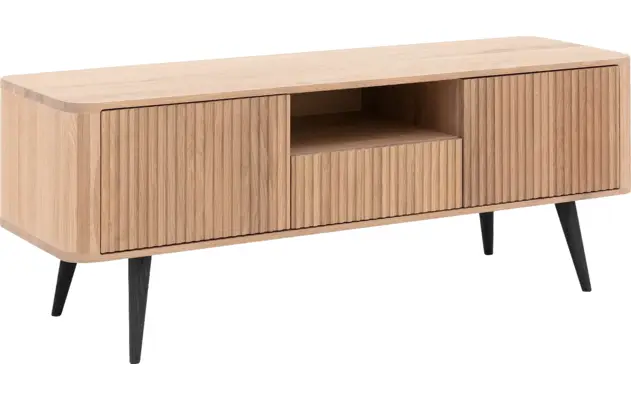 Goossens tv meubel seppe wit eiken - 8204761-02