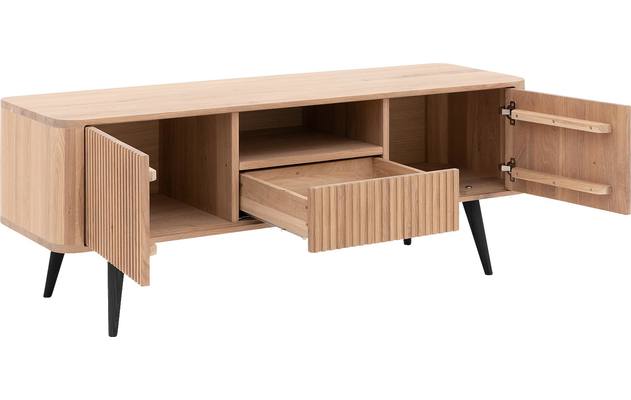 Goossens tv meubel seppe wit eiken - 8204761-06