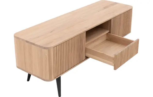 Goossens tv meubel seppe wit eiken - 8204761-07