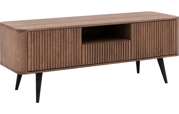 Goossens tv meubel seppe donker bruin eiken - 8204762-02