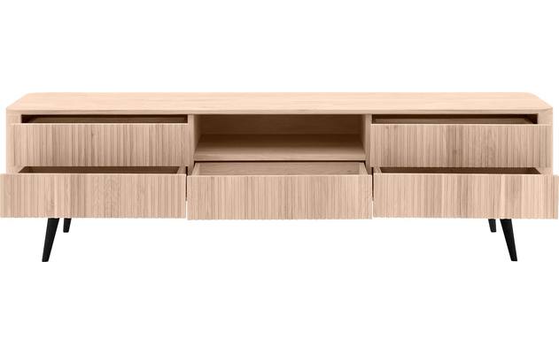 Goossens tv meubel seppe wit eiken - 8204763-05