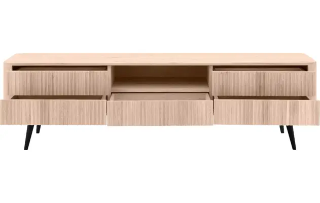 Goossens tv meubel seppe wit eiken - 8204763-05