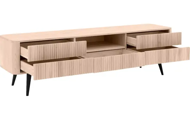 Goossens tv meubel seppe wit eiken - 8204763-06