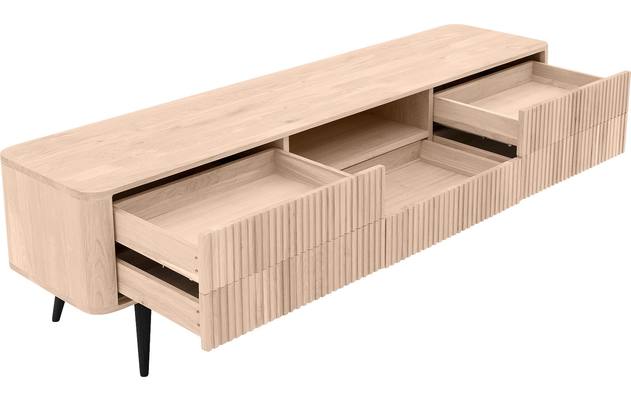 Goossens tv meubel seppe wit eiken - 8204763-07